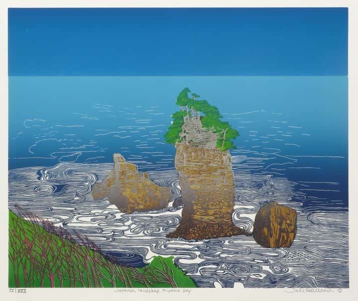 Japansk landskap av Jarle Rosseland