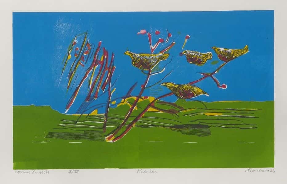 Røde bær av Inggard Rosseland